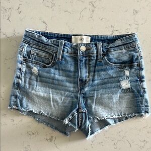 BKE Light Wash Distressed Jean Shorts